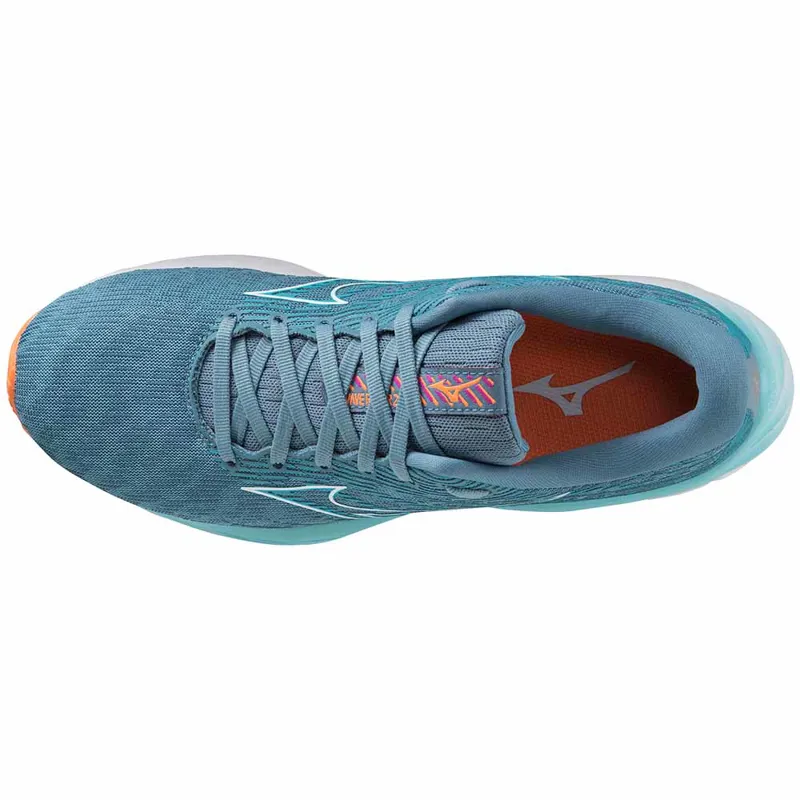 Mizuno Women's Wave Rider 26 Antigua Sand/White/Light Orange-6